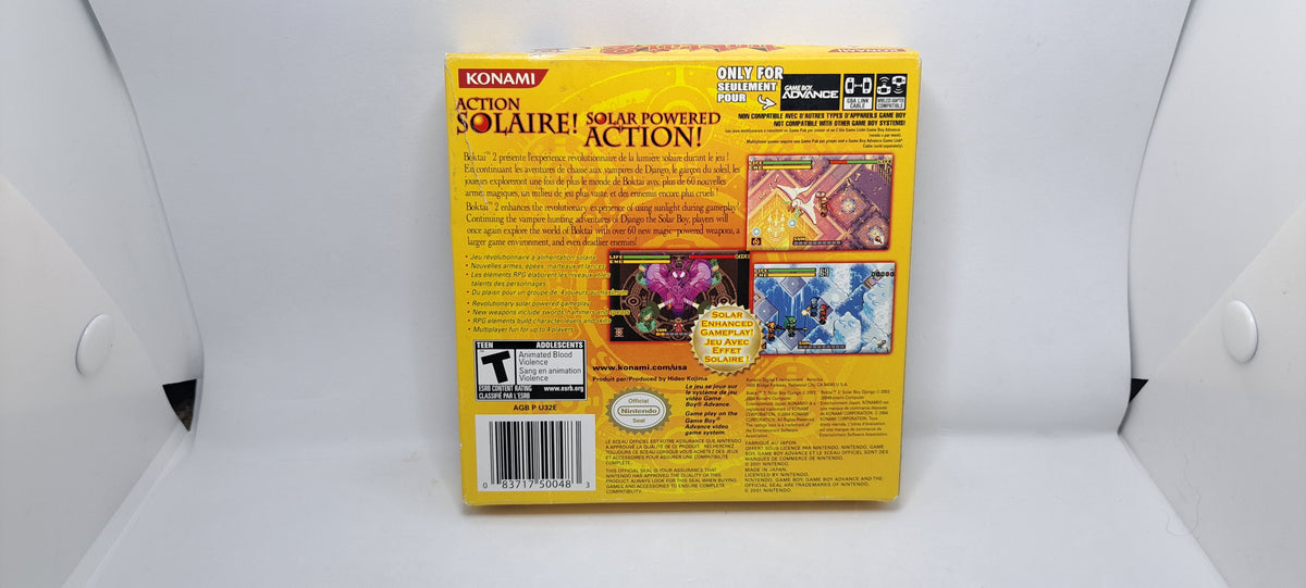 Boktai 2 Solar Boy Django, Complete, Gameboy Advance