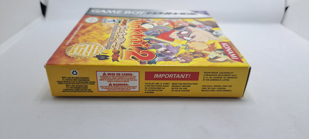 Boktai 2 Solar Boy Django, Complete, Gameboy Advance