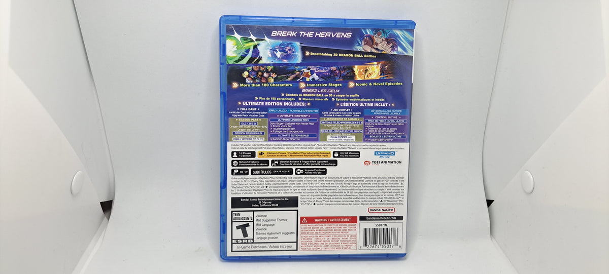 Dragonball Sparking Zero - Ultimate Edition