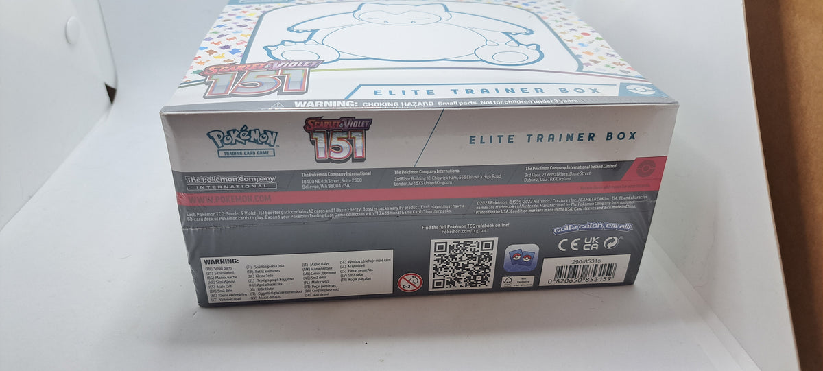 Pokemon 151 Elite Trainer Box, Sealed