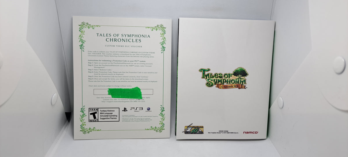 Tales of Symphonia Chronicles (Open Box, Contents Sealed)