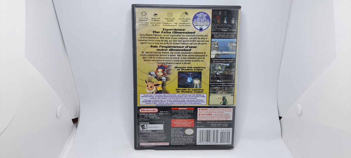 Pokemon Gale of Darkness XD (Complete with poster!)